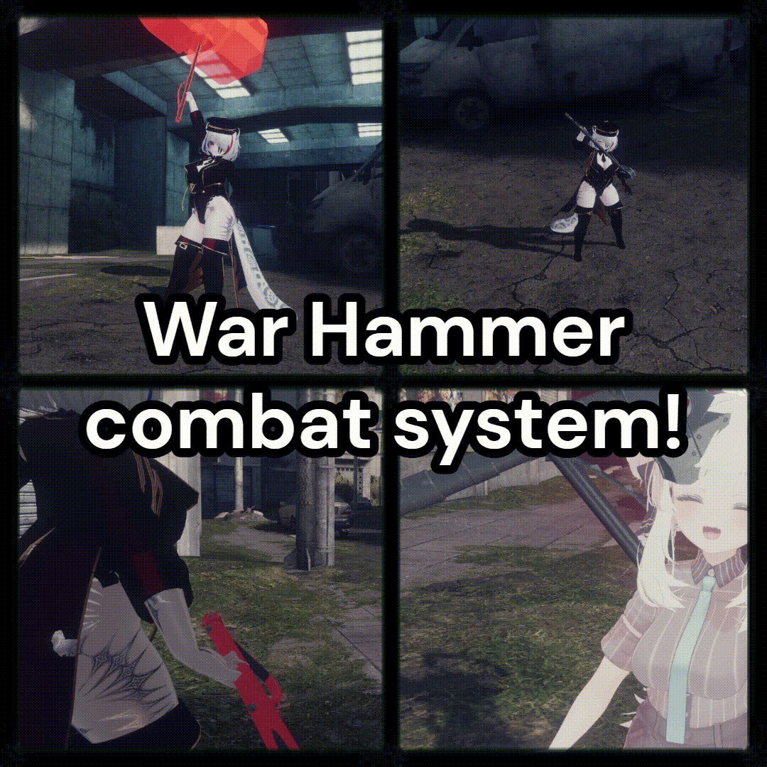 War hammer Combat System (VRCFury/MA)