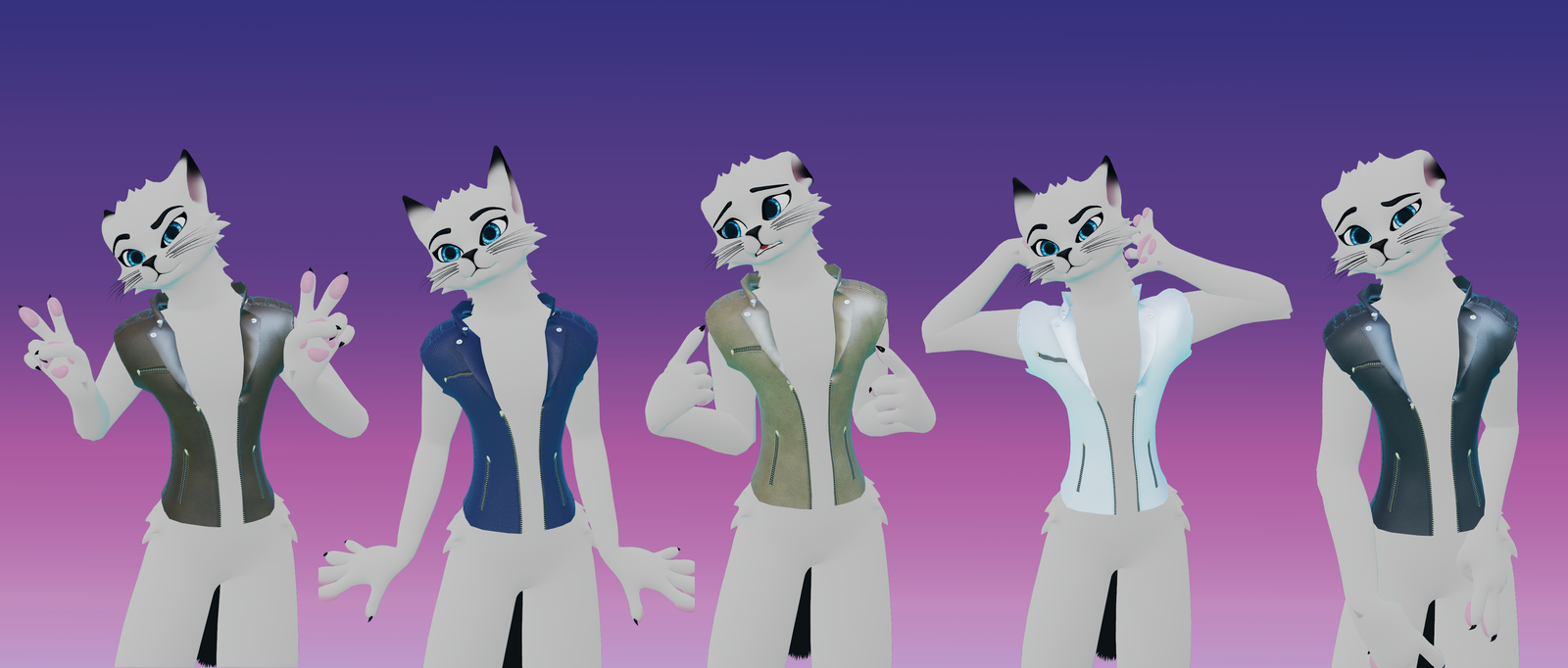 Leather Jacket -MiloFox Kit Avatars (Jinxxy)