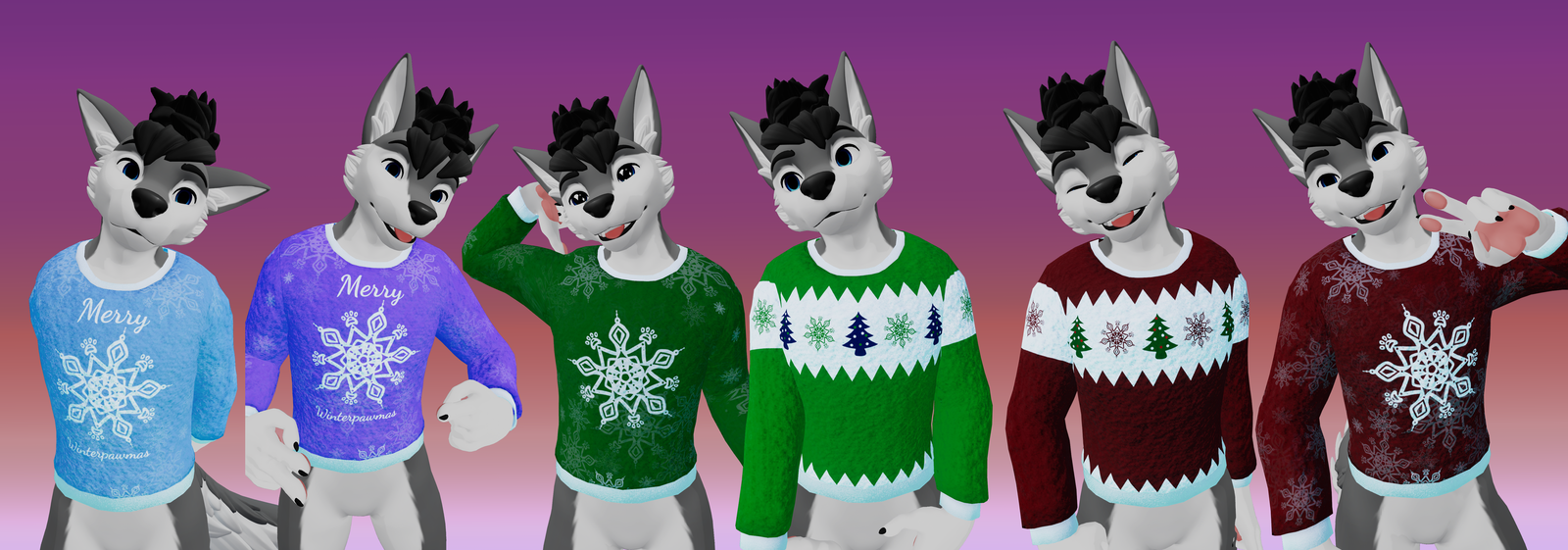 Festive Christmas Jumper - Winterpaw Avatars (Jinxxy)