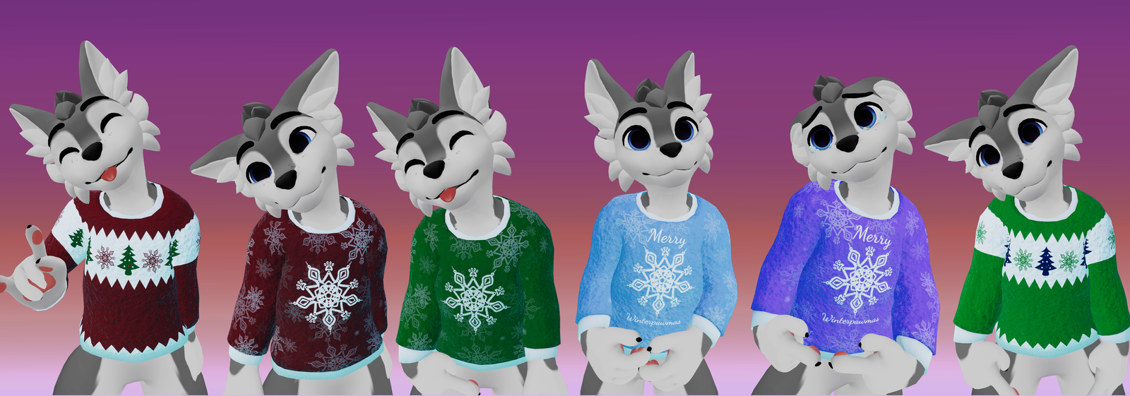Festive Christmas Jumper - Winterpaw Avatars (Jinxxy)