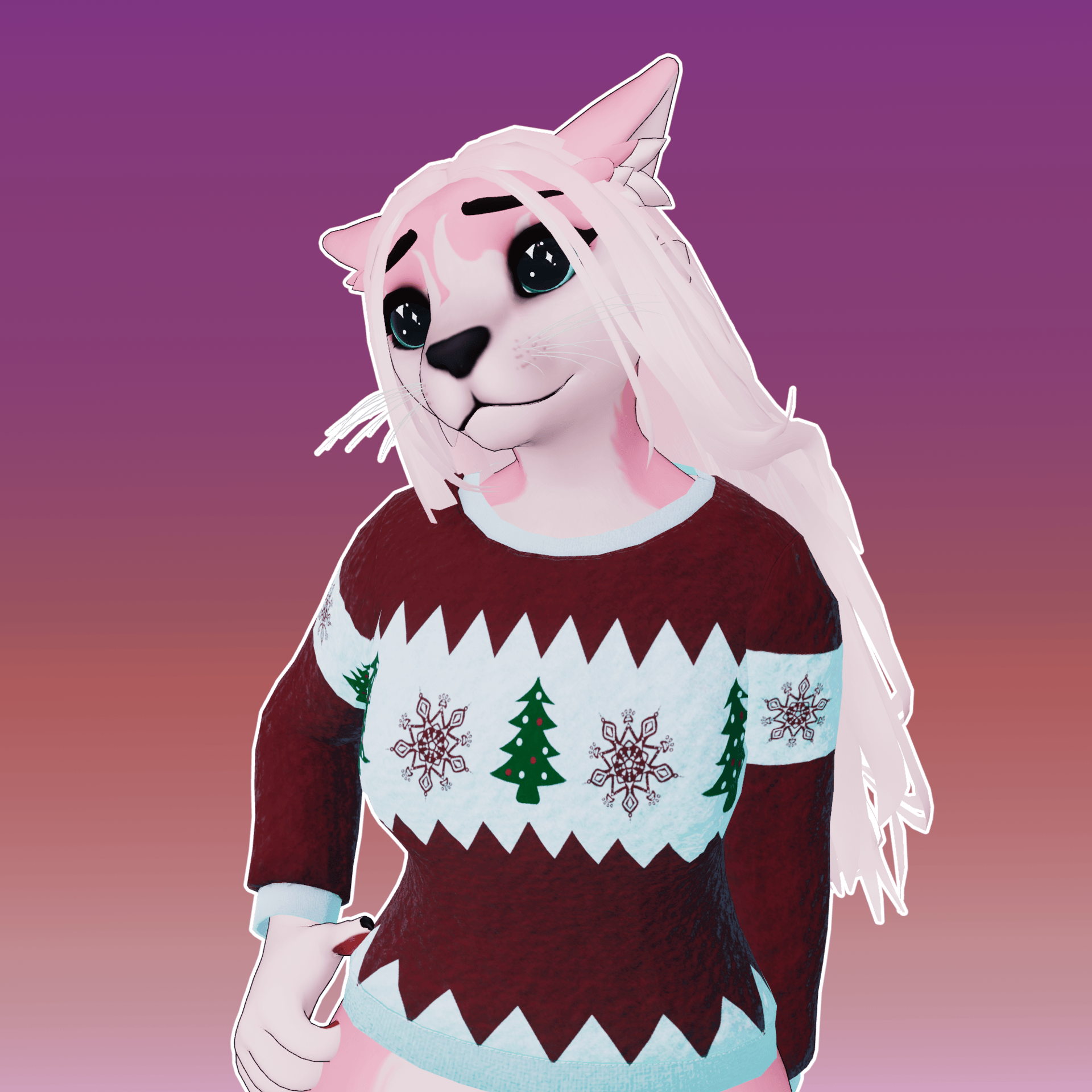 Festive Christmas Jumper - Winterpaw Avatars (Jinxxy)