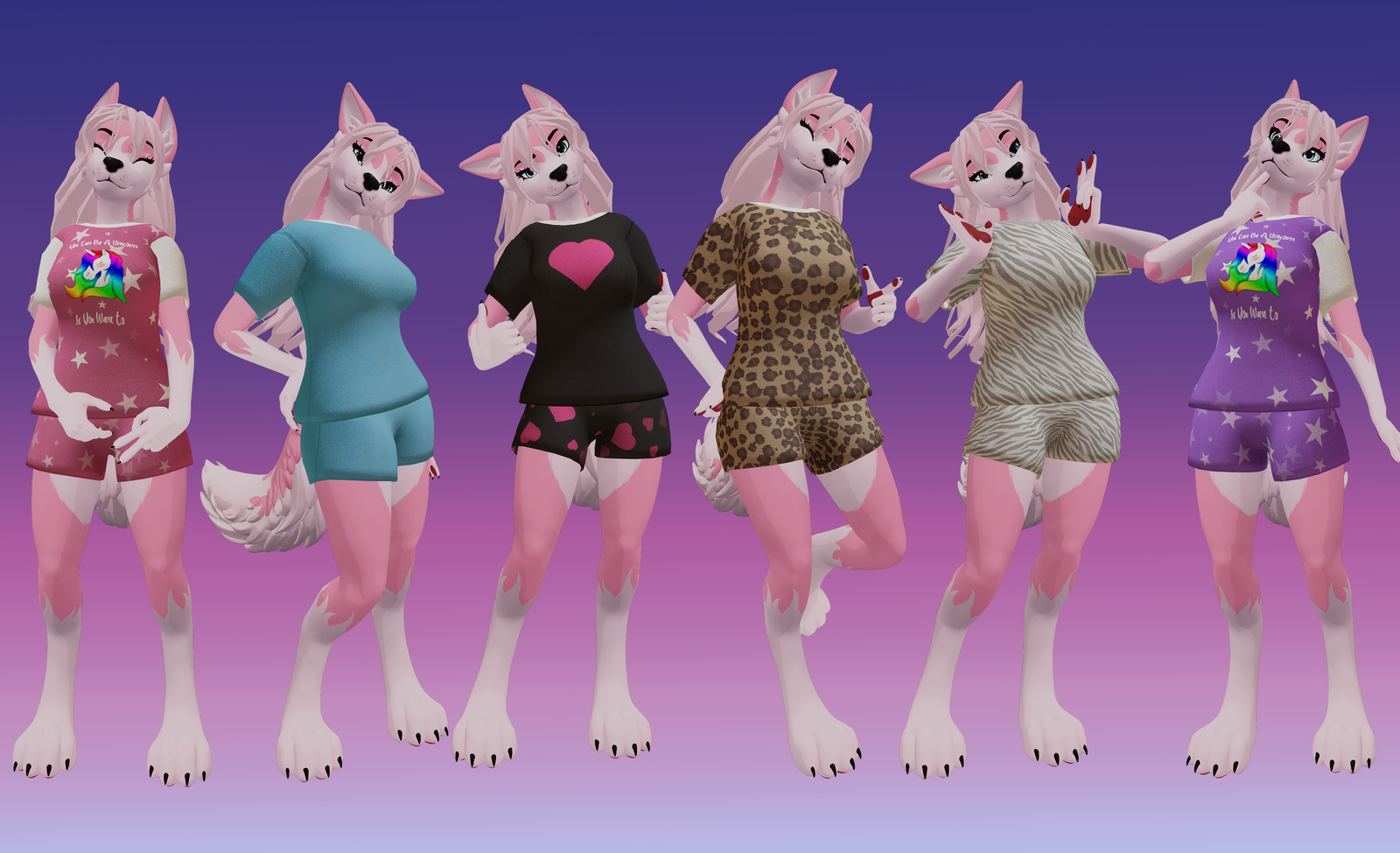 Cozy Pajamas -Winterpaw Femcanine