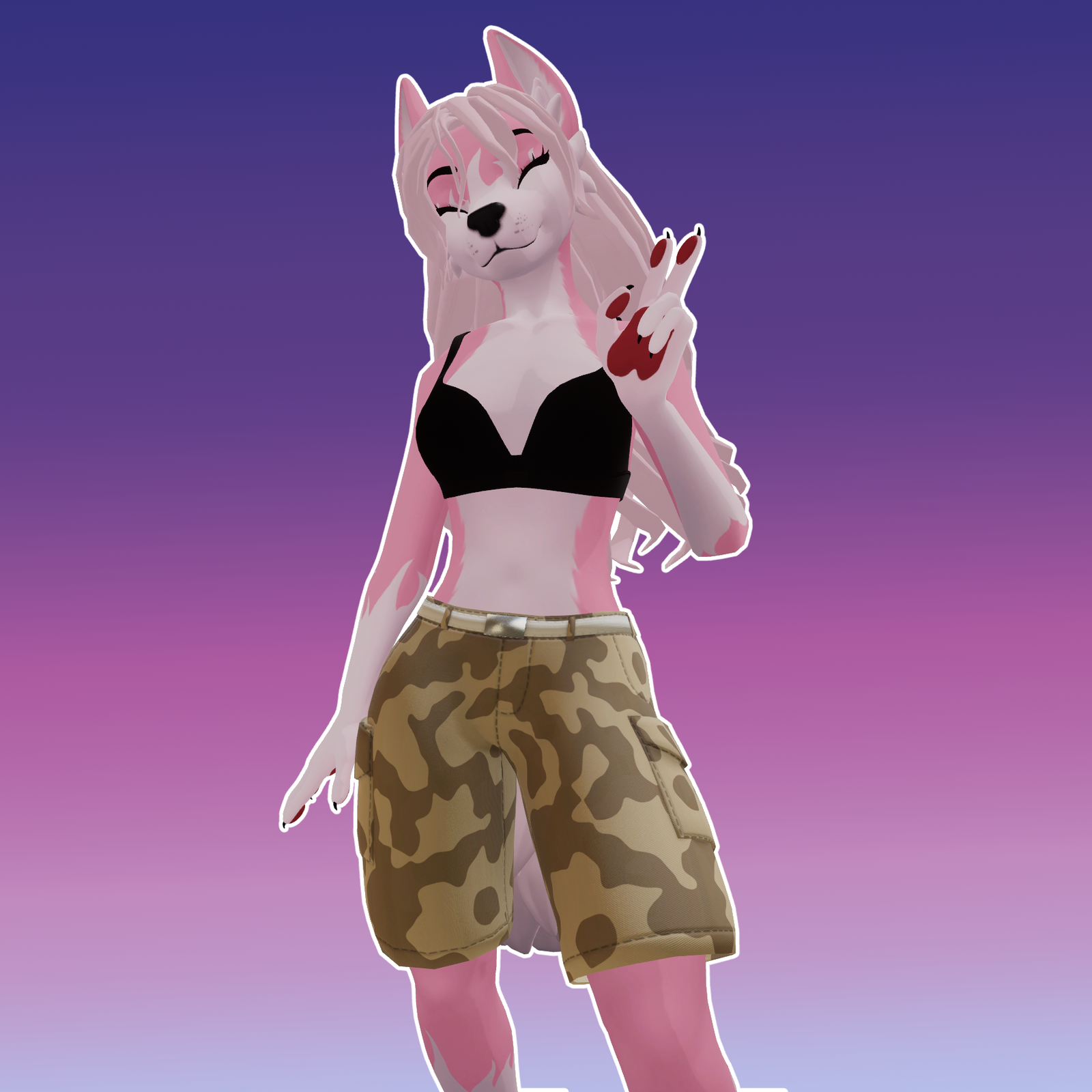 Cargo Shorts - Winterpaw Femcanine