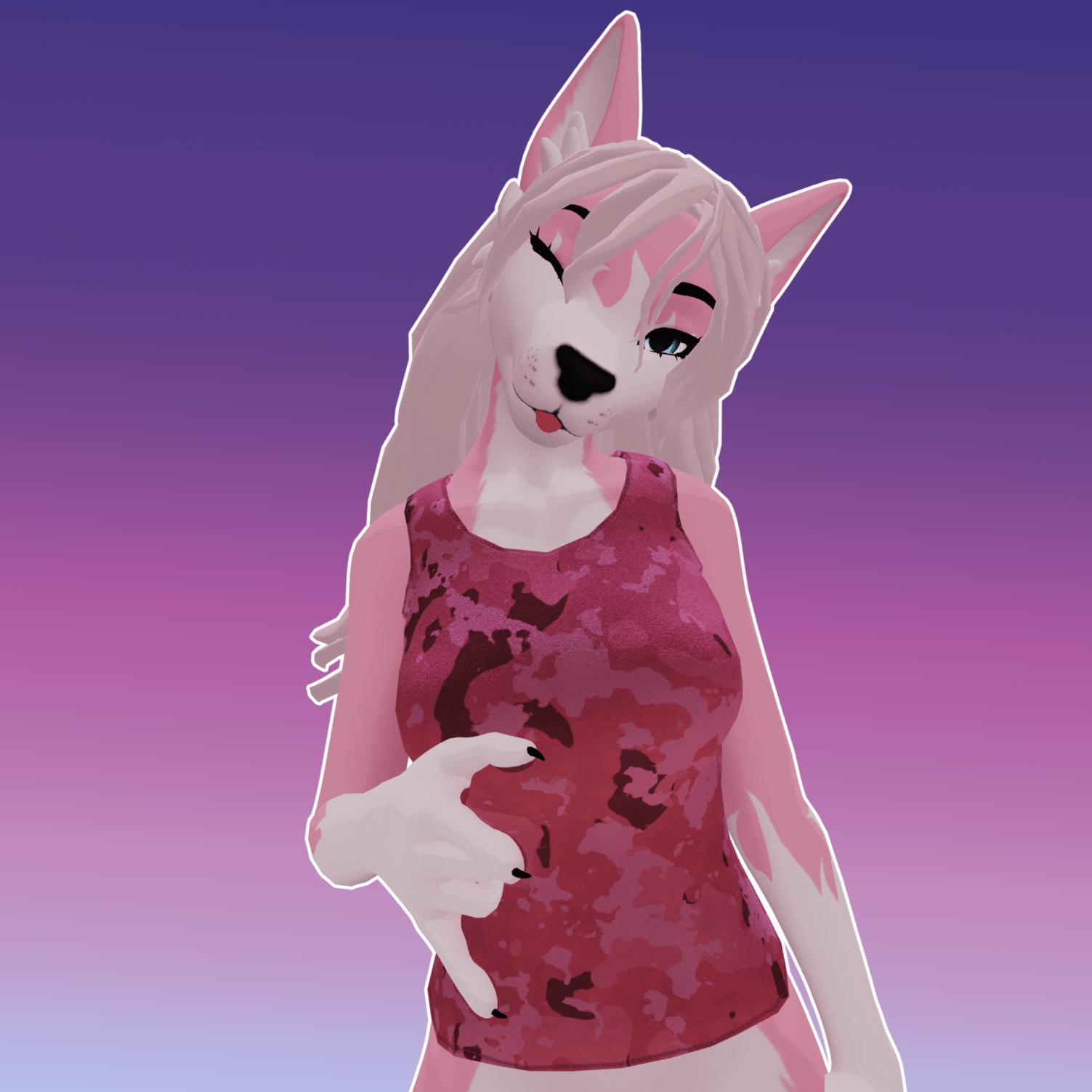 Sporty Tank/Crop Top - Winterpaw Fem & Masccanine