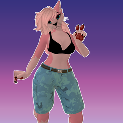 Cargo Shorts - Winterpaw Feline