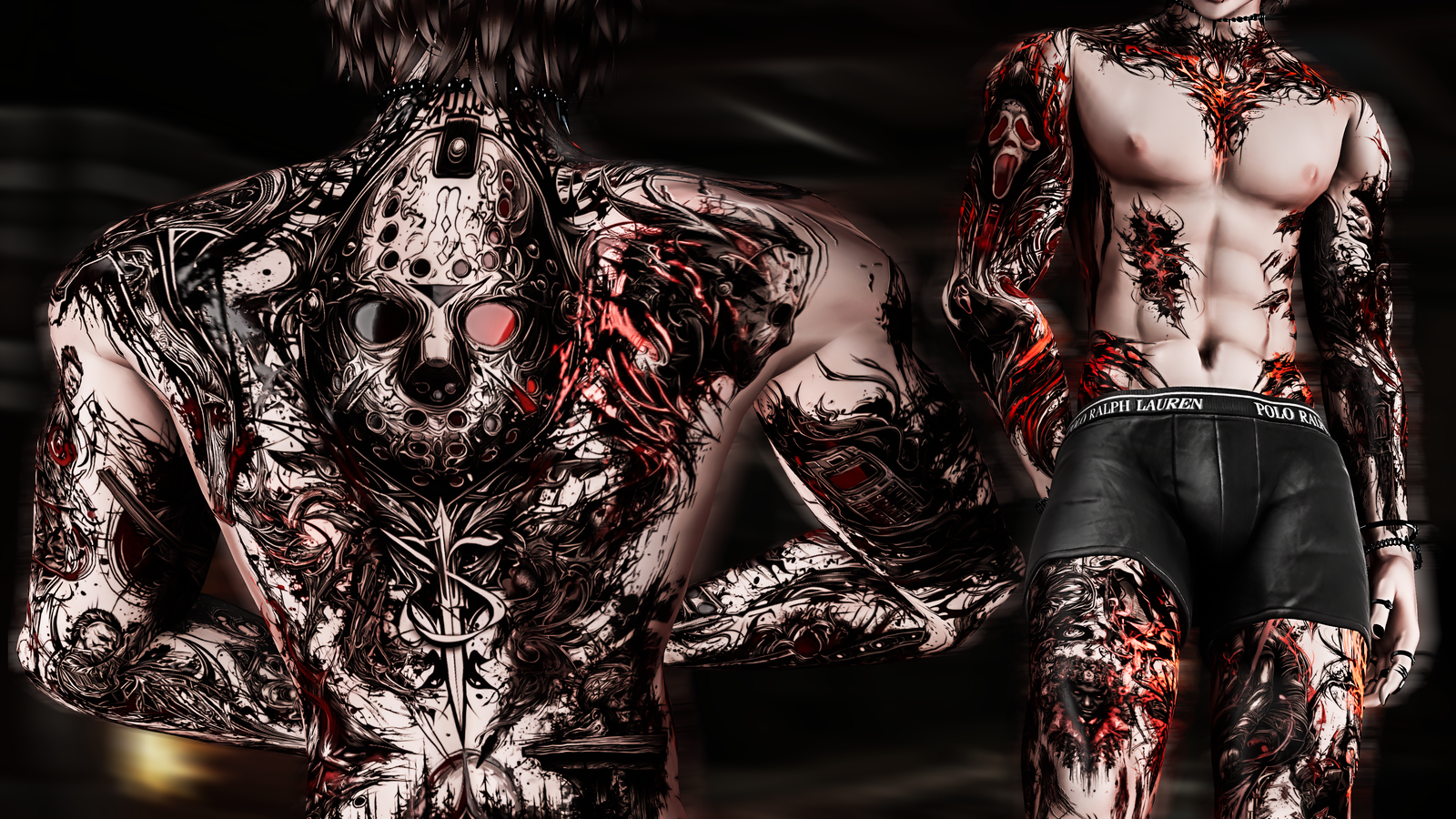 Horror Tattoo Set