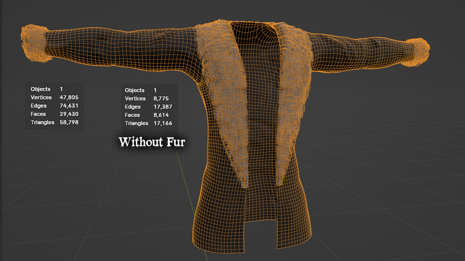 Leather Jacket w/ Fur Collar