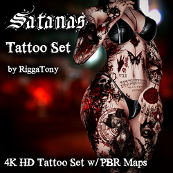 Satanas Tattoo Set
