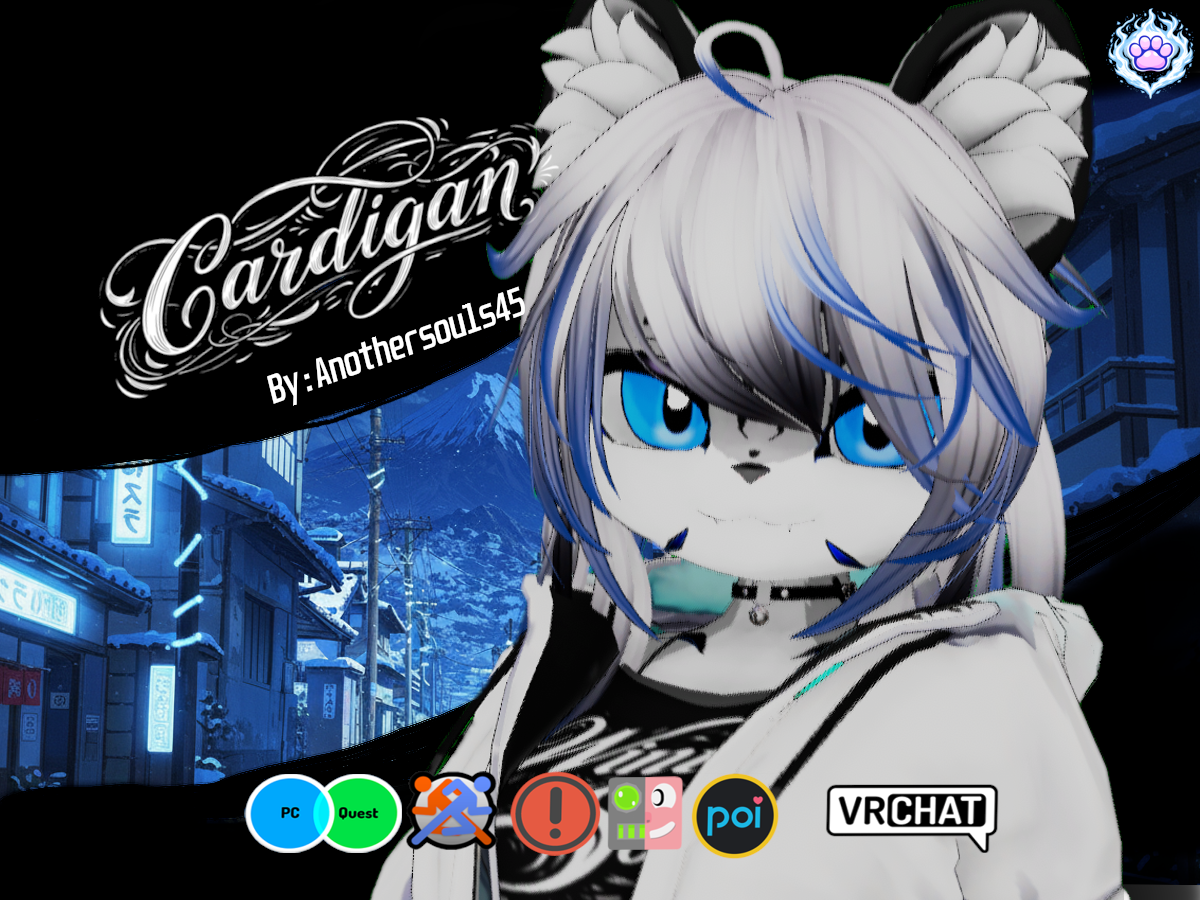 Cardigan | Deira Vrchat Furry Avatar