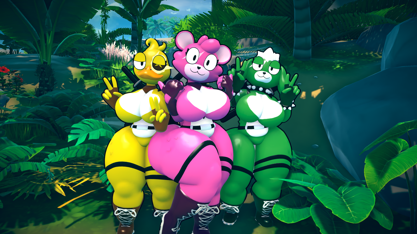 (18+) Crumple Team Leader VRChat Model (PC + Quest)