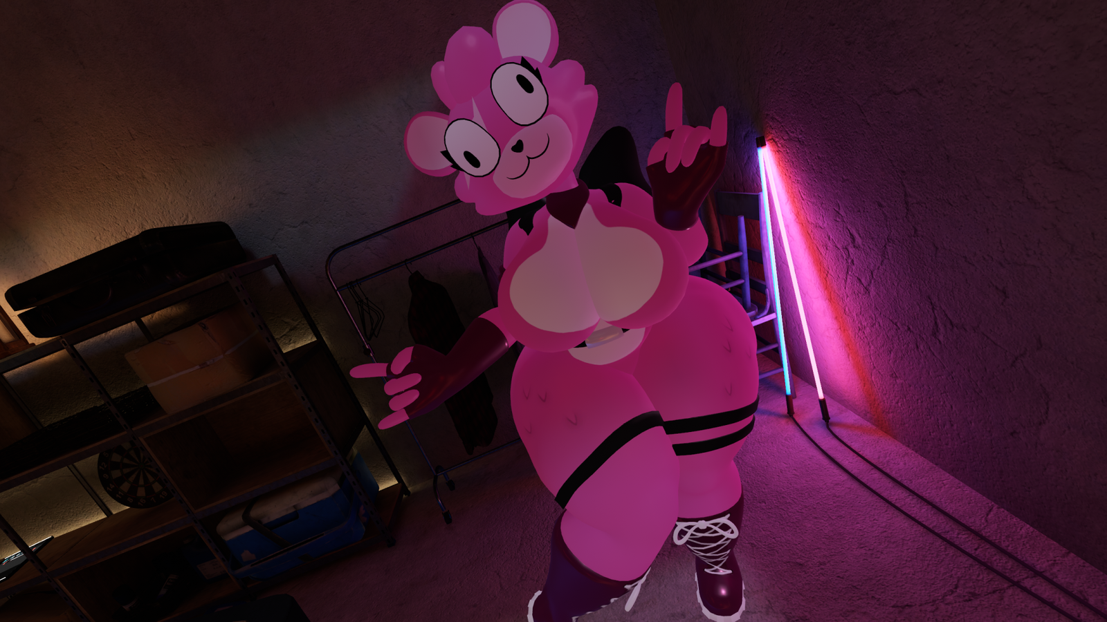 (18+) Crumple Team Leader VRChat Model (PC + Quest)
