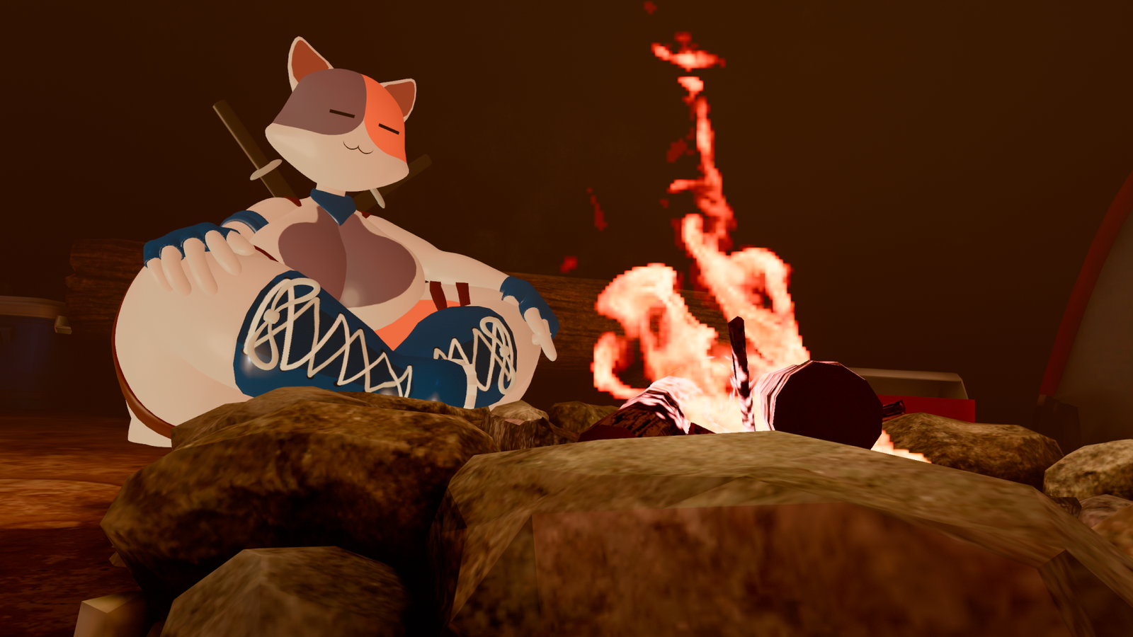 (18+) Crumple Team Leader VRChat Model (PC + Quest)