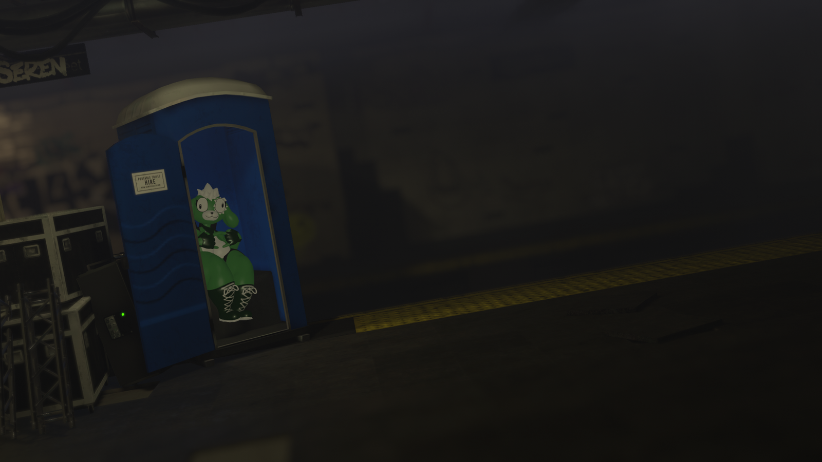 (18+) Crumple Team Leader VRChat Model (PC + Quest)