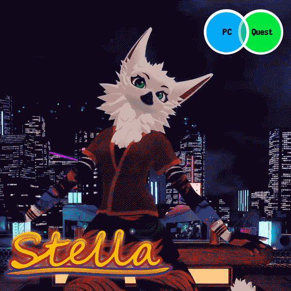 Stella (VRChat Hybrid Bird Avatar Base) PC/Quest