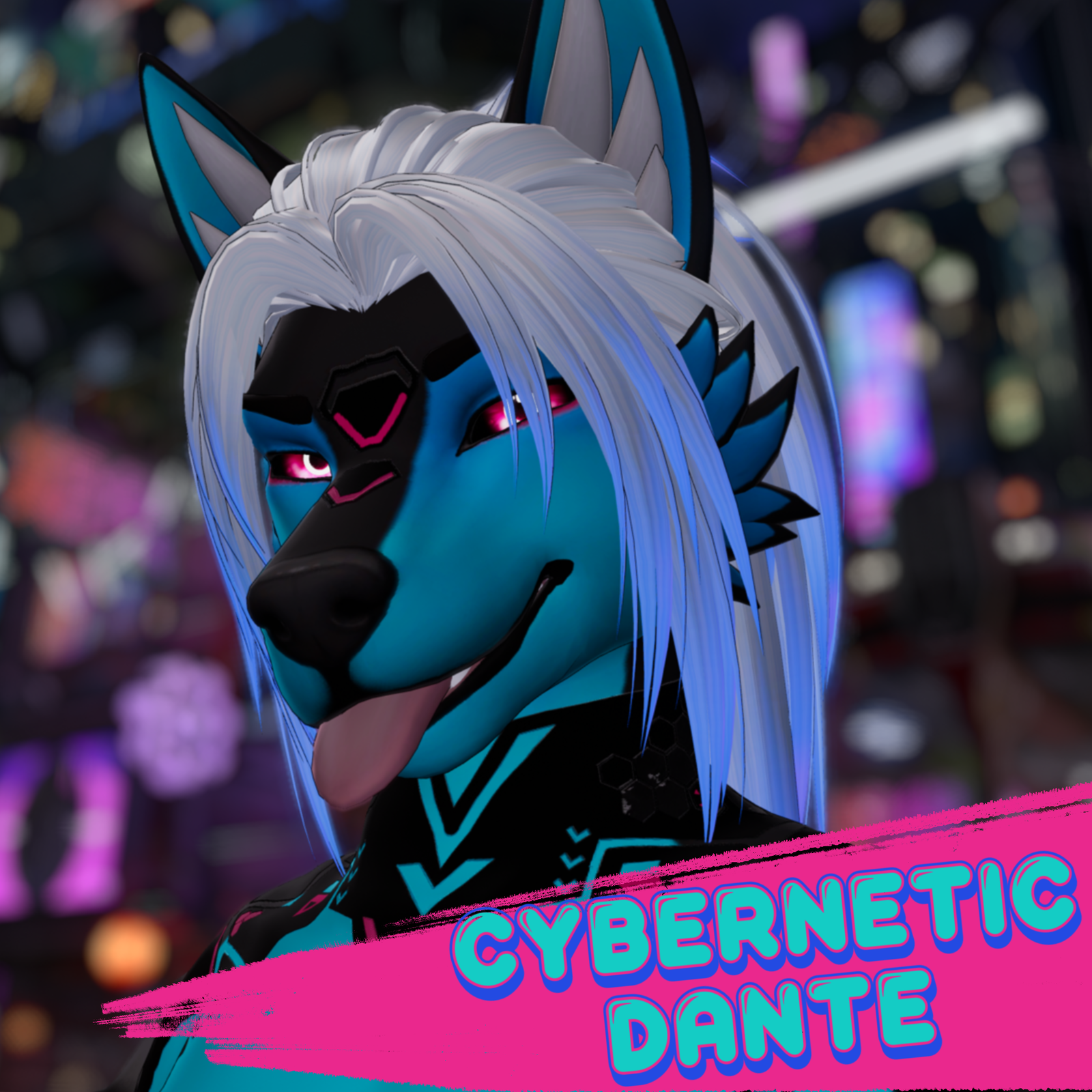 Cybernetic texture for Foxipaws Dante