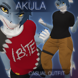 Akula the Shark / Casual outfit