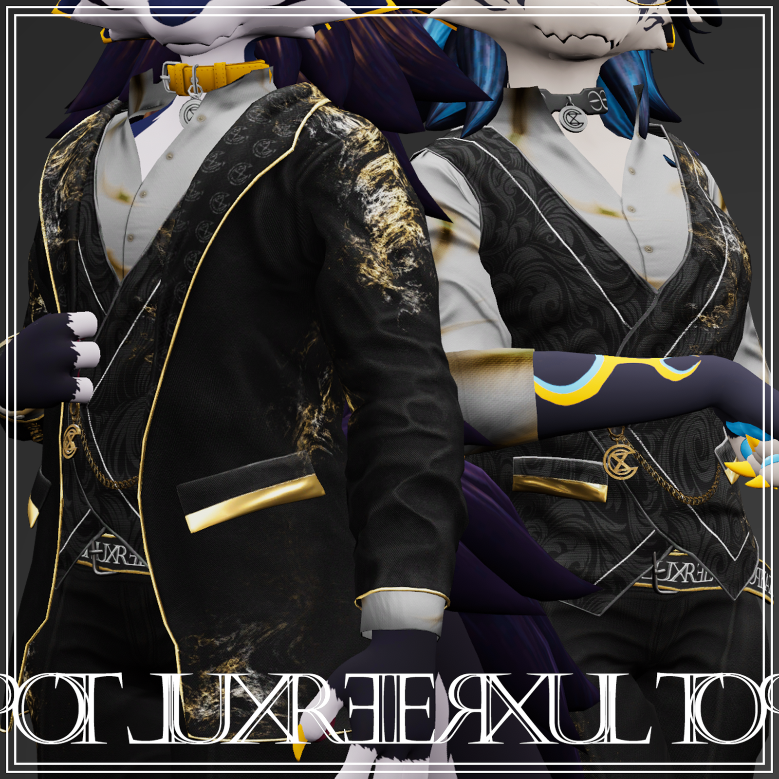 Novabeast | Naona - Suit - Jacket & Vest & Shirt & Pants