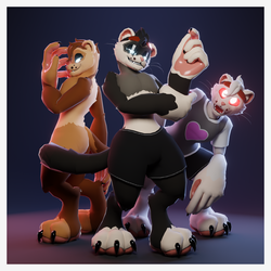 The Cherry Ferrets | VRChat Avatar