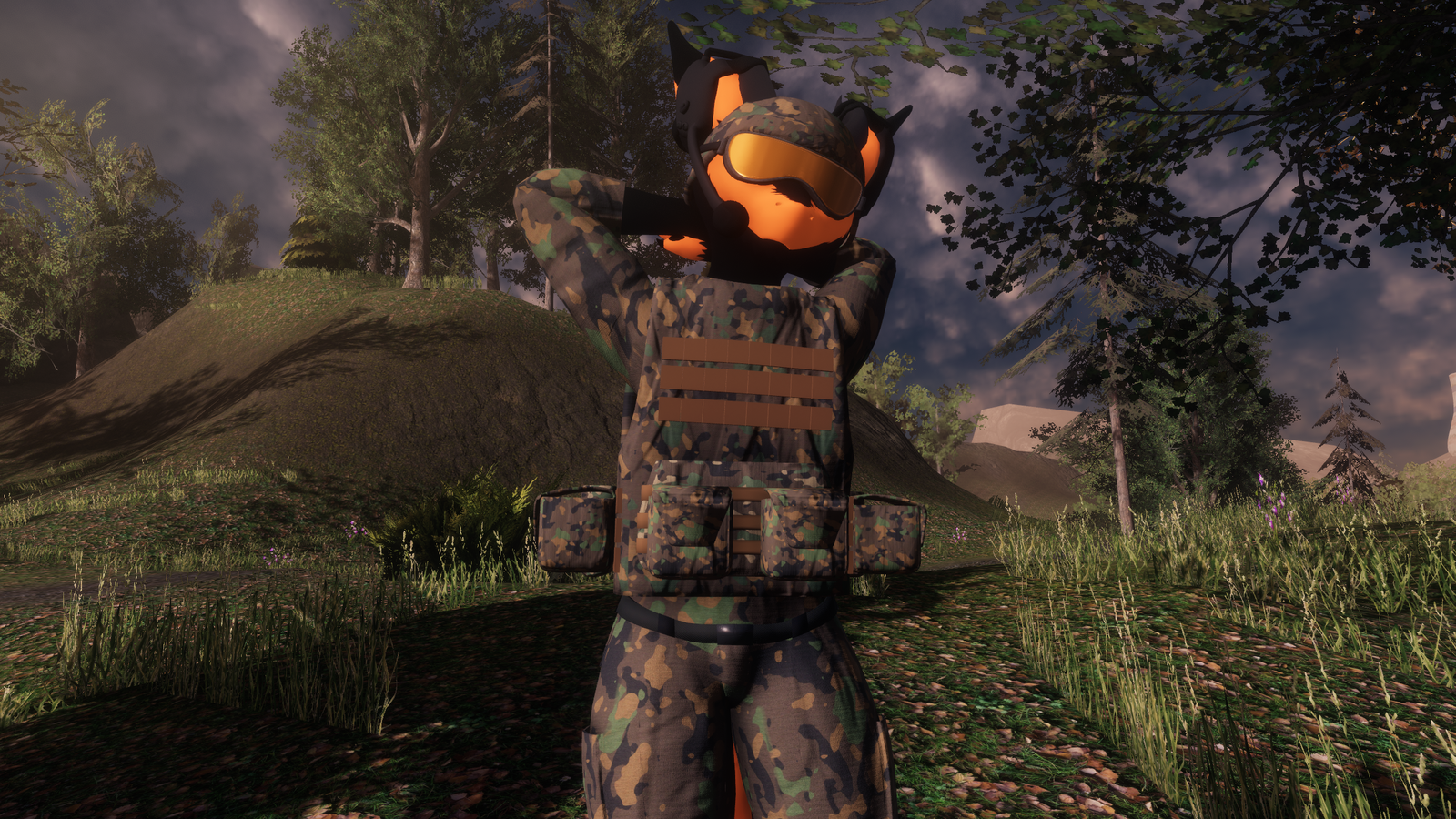 Nardoragon Military Vest molle set with accessories 