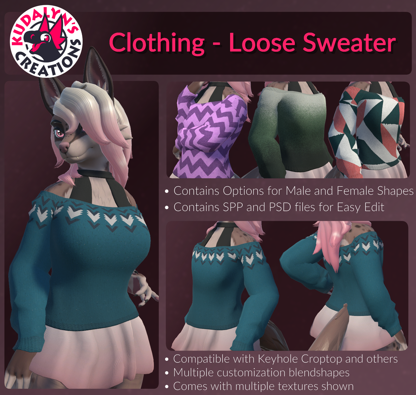 Kuda's Clothes - Loose Sweater
