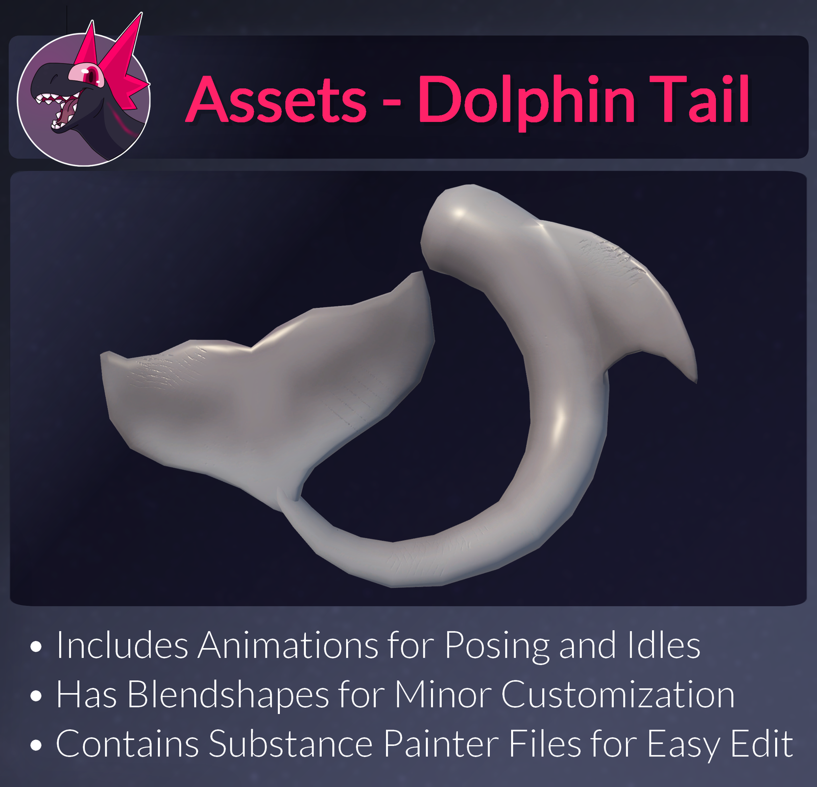 Kuda's Assets - Dolphin Tail