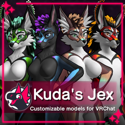Kuda's Jex - Model and VRC Avatar pack (CozyCon 2025 Sale!)