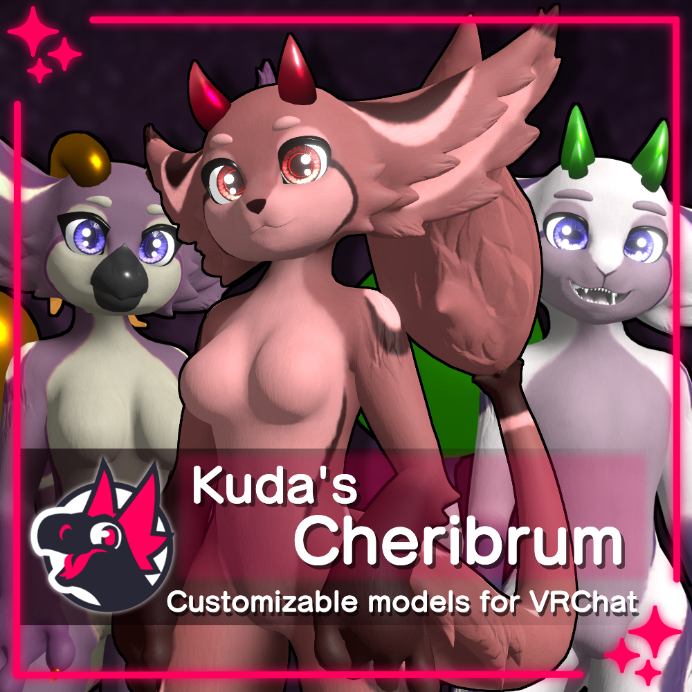 Kuda's Cheribrum - Model and VRC Avatar pack