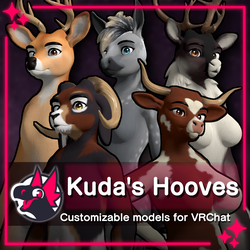 Kuda's Hooves - Model and VRC Avatar Pack