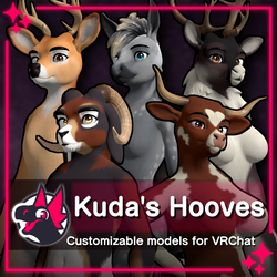 Kuda's Hooves - Model and VRC Avatar Pack