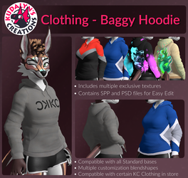 Kuda's Clothes - Baggy Hoodie