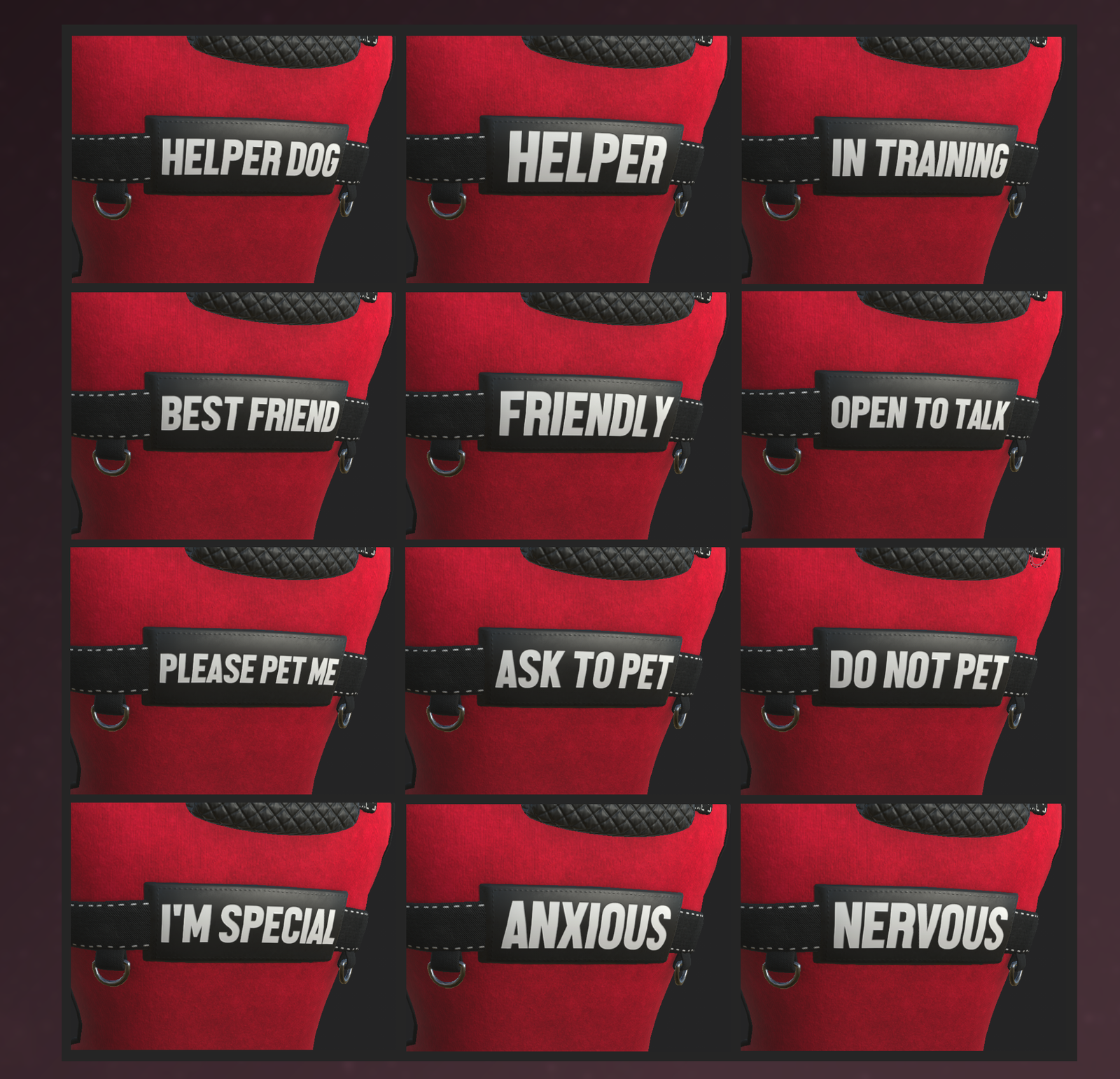 Kuda's Clothes - Helper Harness