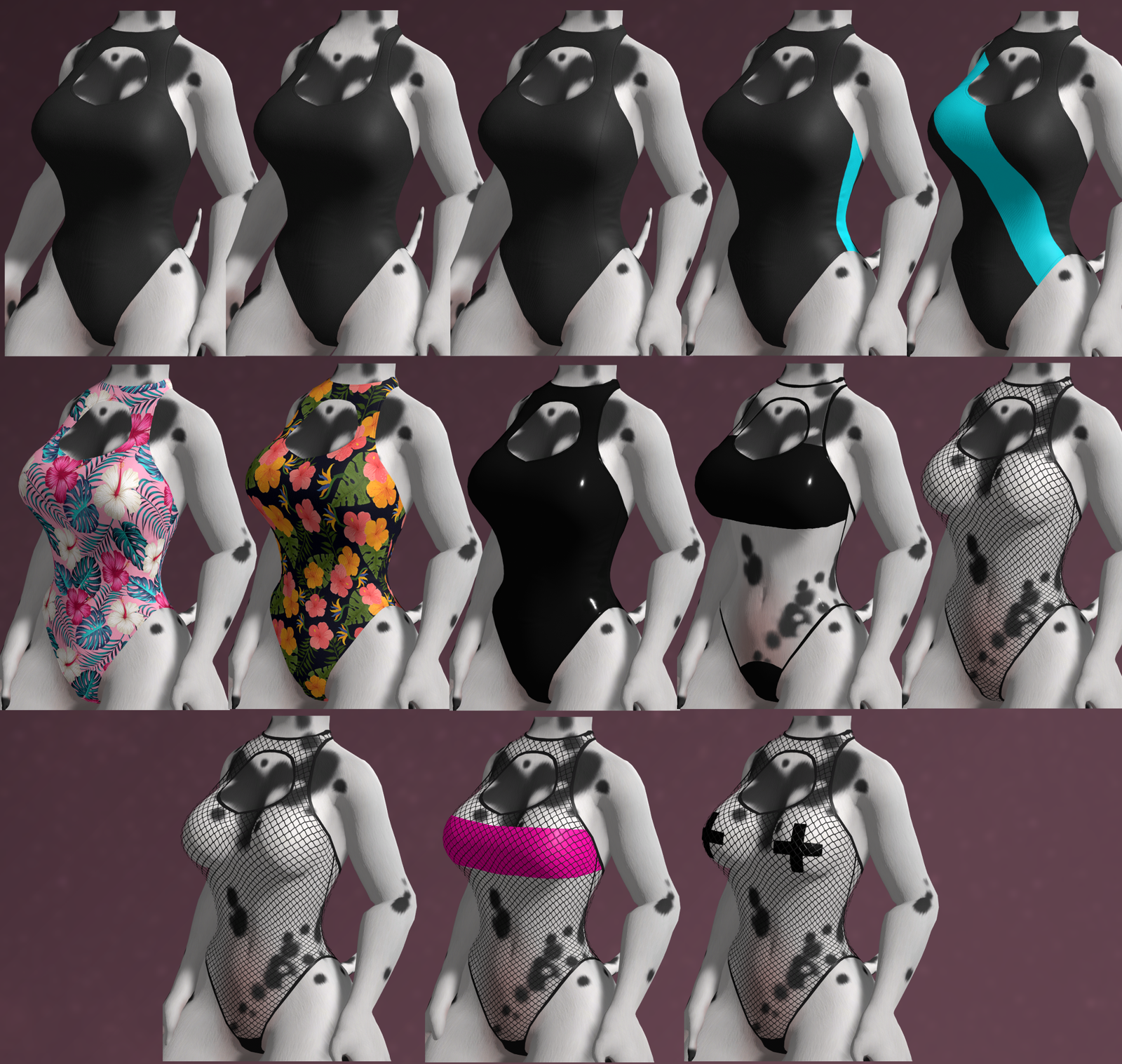 Kuda's Clothes - One Piece Swimsuit