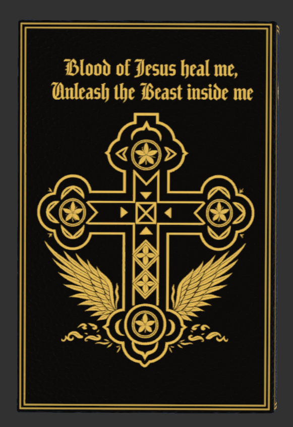 "Bible Of The Beast" Book Prop