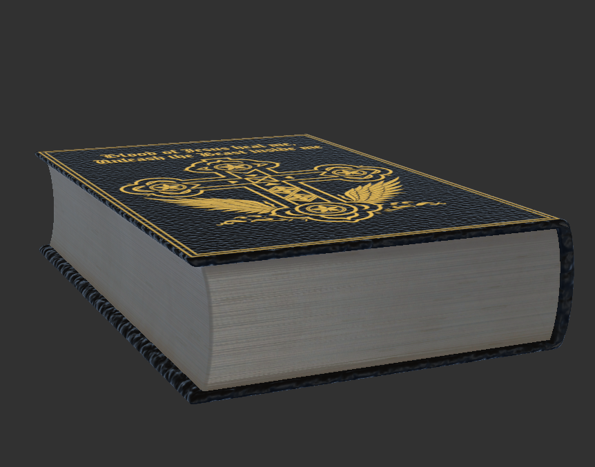 "Bible Of The Beast" Book Prop