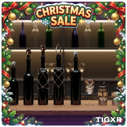 Wine Bottle & Skull Glasses Bundle