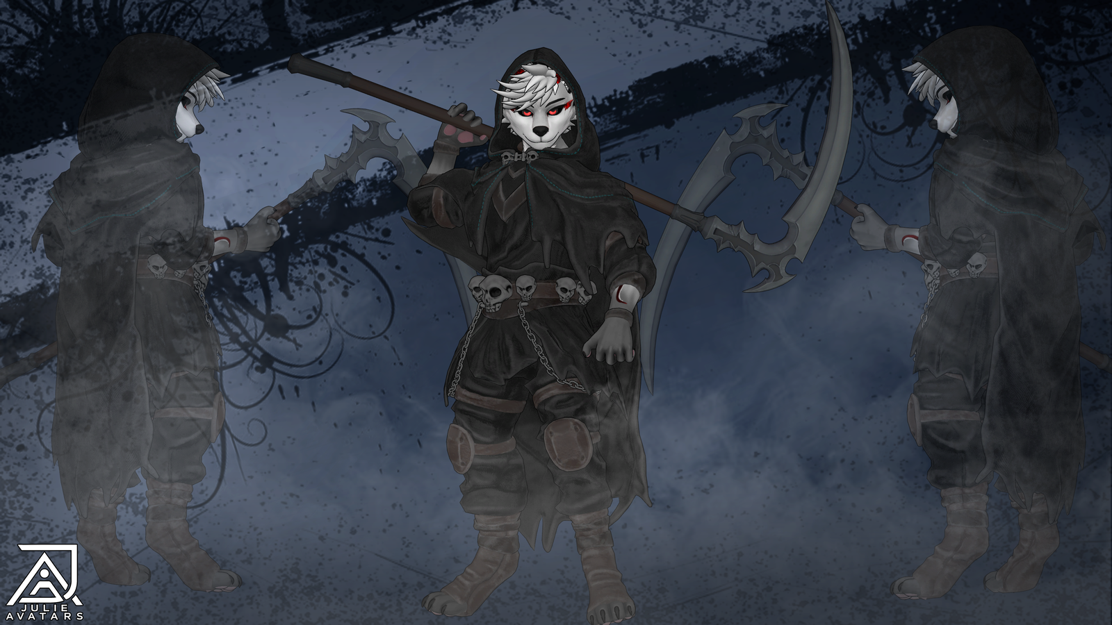 Tyler the Wolf (Vrchat Avatar, Face Tracking and Quest)