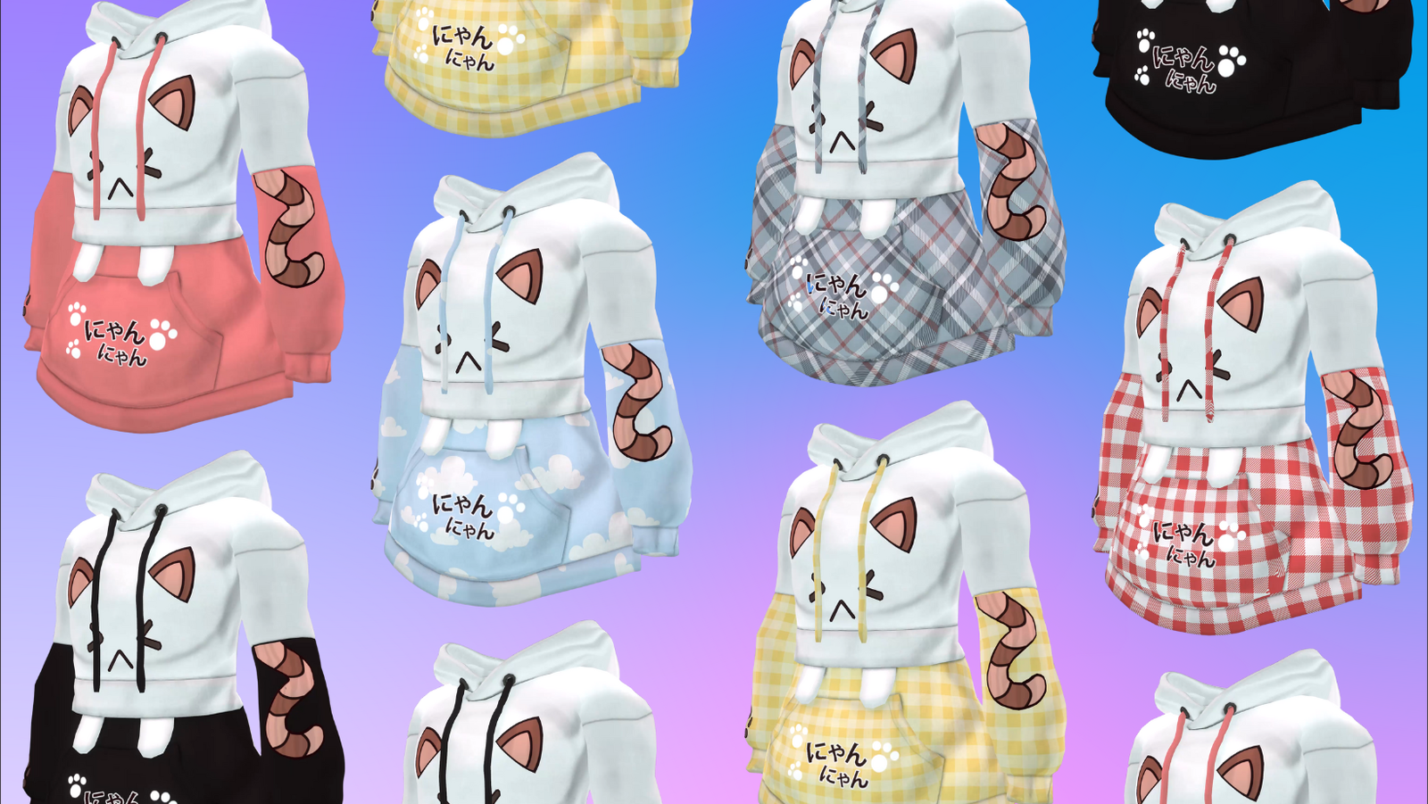 Kitty Kawaii Hoodie for Novabeast