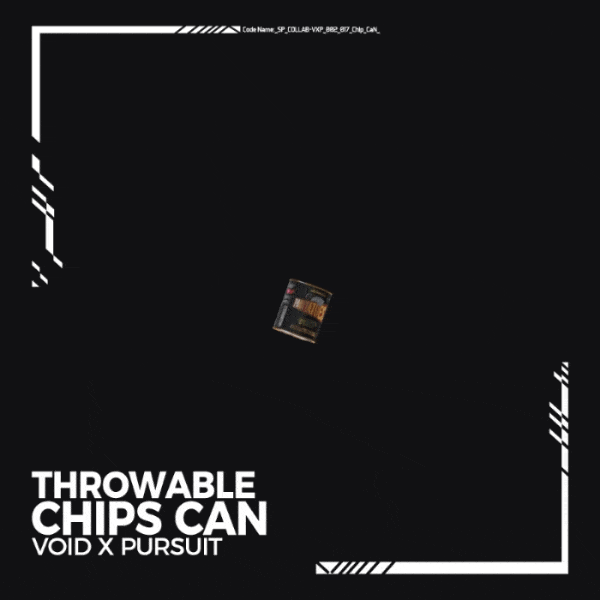 Throwable Chips Can with VFX [Void x Pursuit Collaboration] [Golden Ver.]