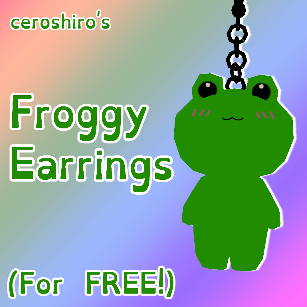 FREE Little Froggy Earrings
