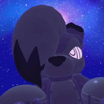 "CushyRoc" - Midnight Lycanroc Critter Texture Pack