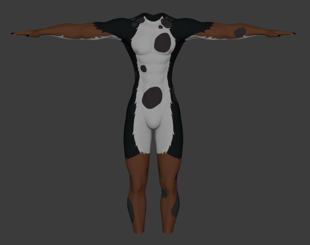 Dog Furry Eboy VRBASE Texture