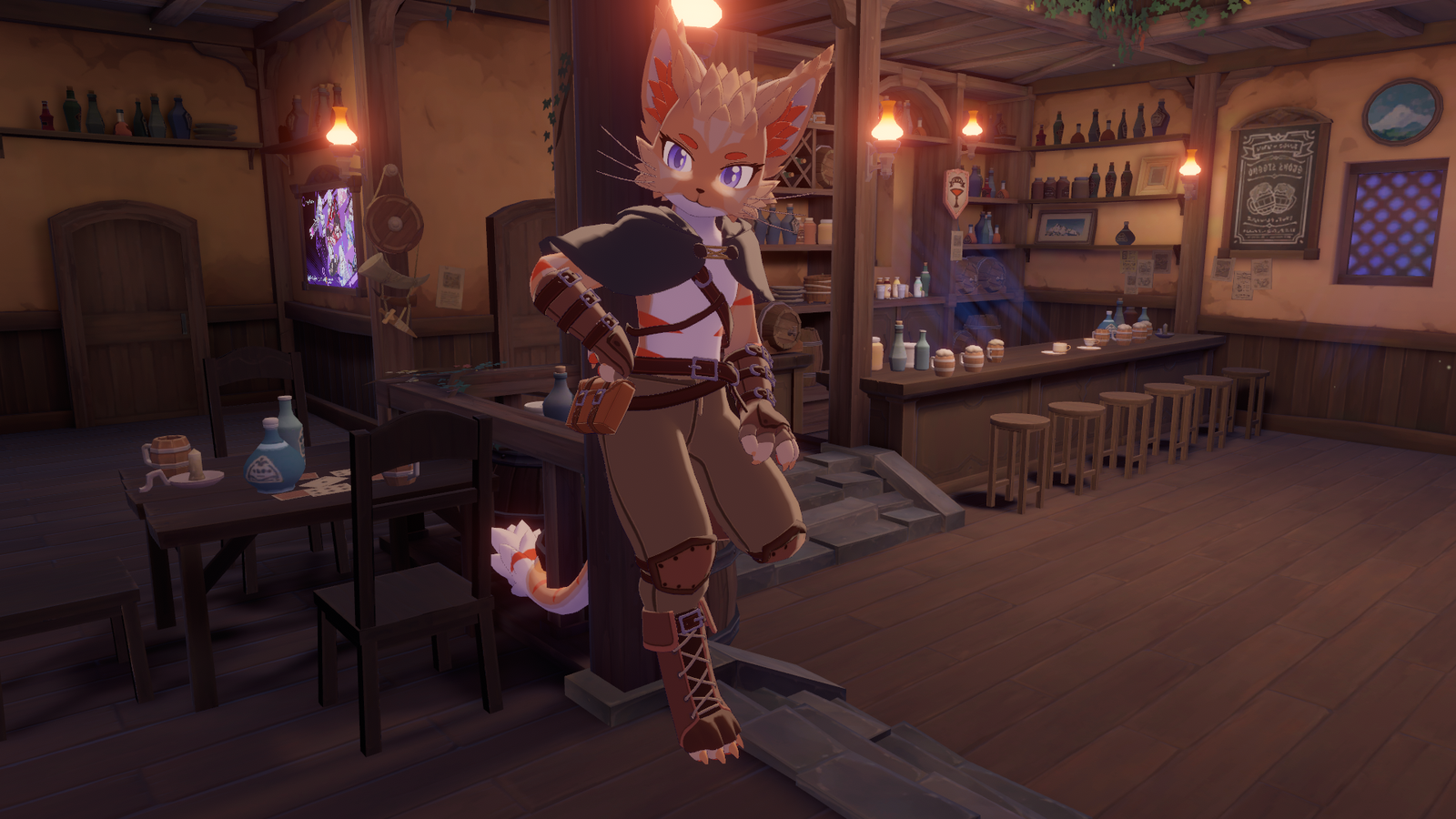 Adventurer Outfit for Nyako | VRChat Clothing Addon
