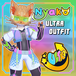 Ultra Outfit for Nyako | VRChat Clothing Addon
