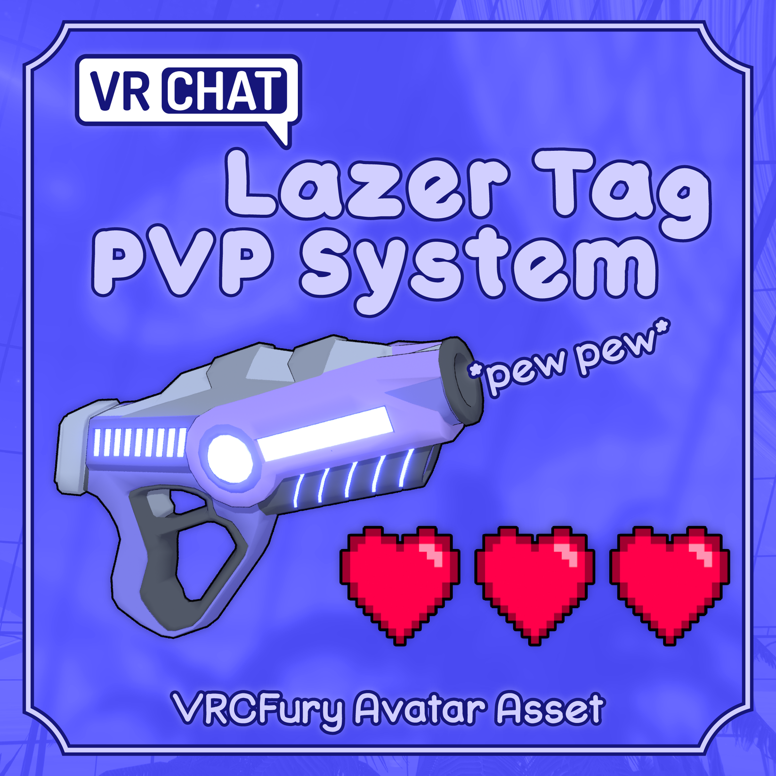 Laser Tag PVP System | VRChat avatar asset