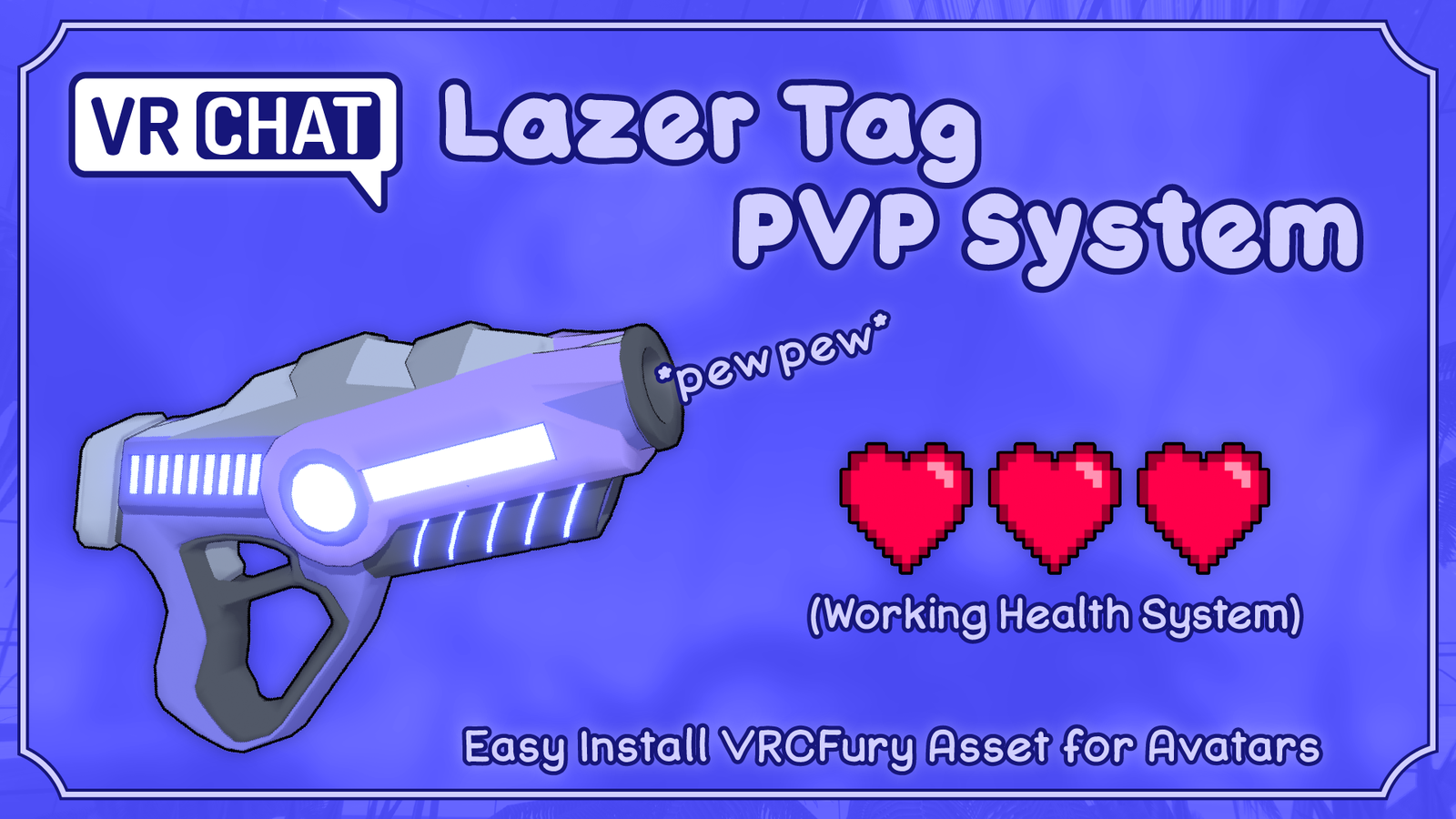 Laser Tag PVP System | VRChat avatar asset