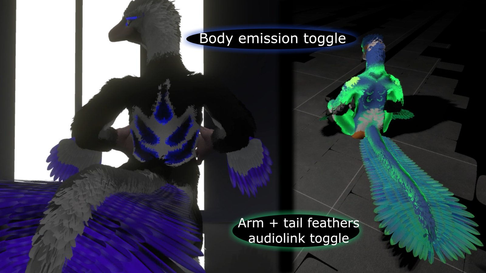 D & A - Austroraptor Avatar for VRChat