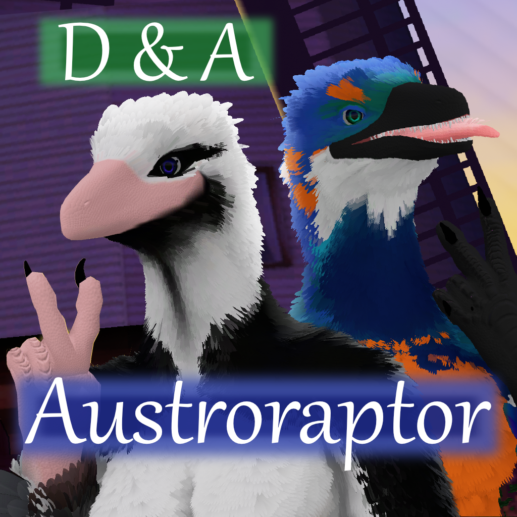 D & A - Austroraptor Avatar for VRChat