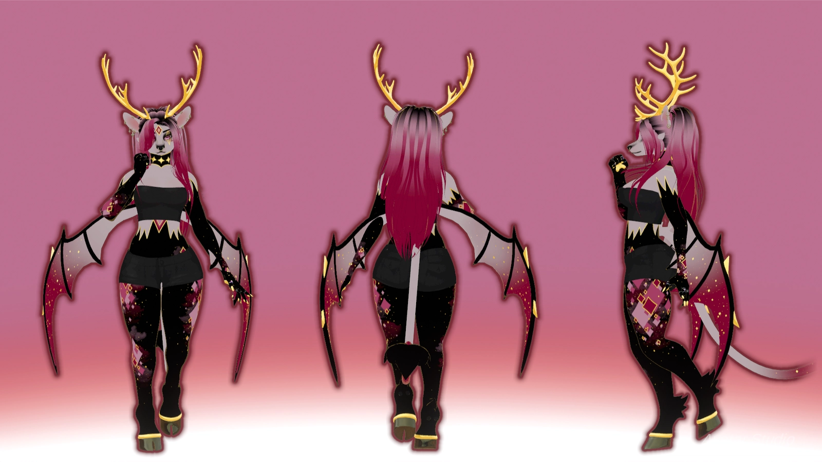 Queen Of Diamonds | Lilith Deer/Goat Hybrid Retexture