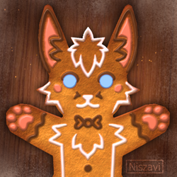 Gingerbread Cookie Fursona