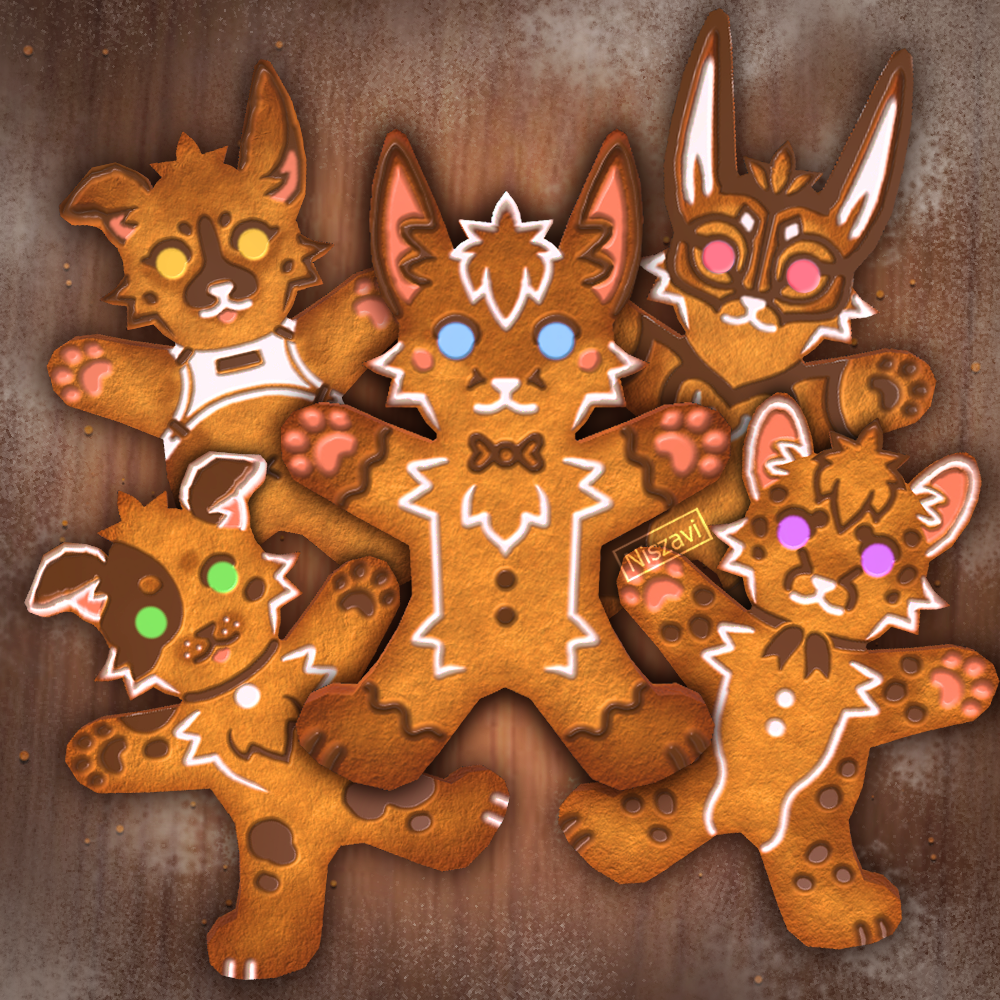 Gingerbread Cookie Fursona
